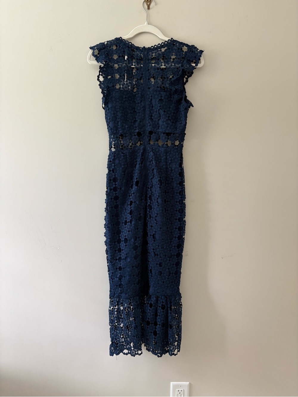 Petal & Pup Lauren Lace Overlay Midi Dress - Picture 8 of 9
